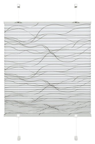 Gardinia Tenda Plissettata, Poliestere, Bianco, 90 X 130 Cm