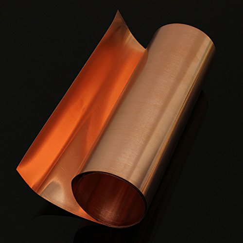 Esportsmjj 99,9% Rame Puro Lamiera Laminata 0,1 X 200 X 1000 Mm