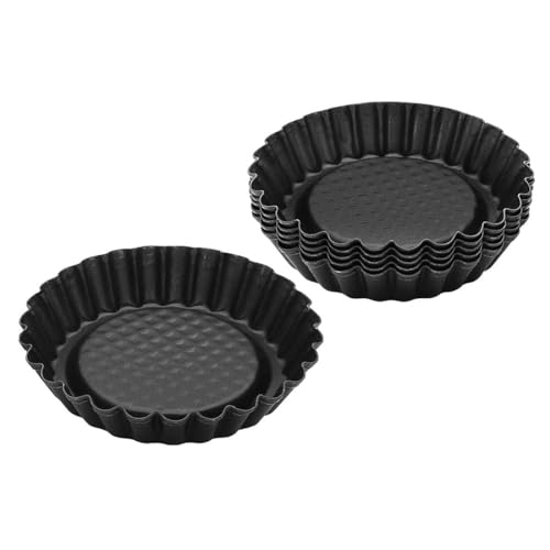 Zenker Set Stampo Mini Size Per Crostatine Ø10,5Cm, Carbon Steel Rivestito In Antiaderente Teflon Confezione Da 6Pz Temp Max 230°C Dimensioni Ø10,5X2