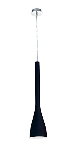 Ideal Lux Flut Sp1 Lampada, Small, Nero