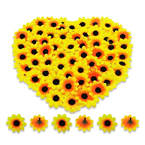 Fiori Margherite 100 Pezzi Fiori Finti Bomboniere Fiore Artificiale Corolla In Seta Per Pasqua Tavola Cofano Matrimonio Festa Cerimonia Decorazione 38