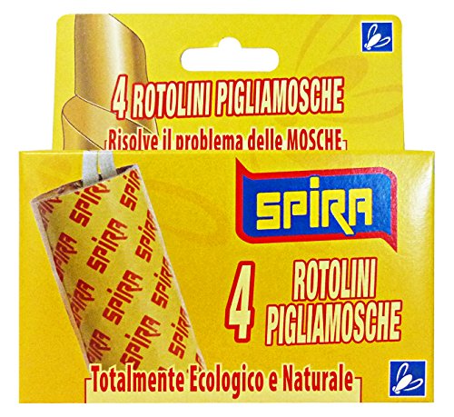 Oem Systems 473092 Spira - Rotolini Pigliamosche, 4 Pezzi, Neutro