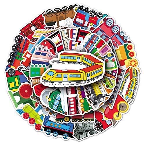 Set Di 50 Adesivi Treni Per Auto, Laptop, Telefono, Chitarra, Skateboard, Moto, Biciclette, Adesivi, In Vinile, Impermeabili, Per Adolescenti, Bambini