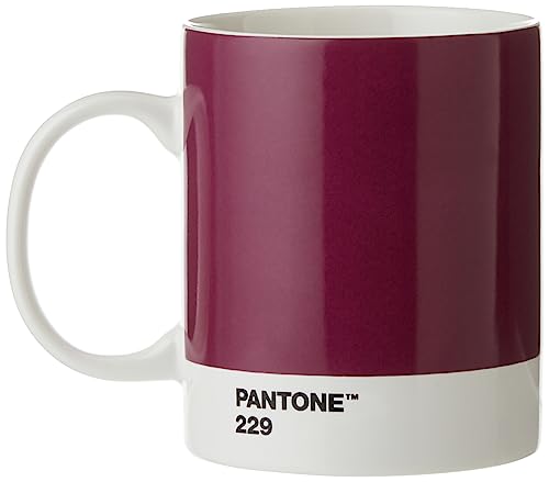 Copenhagen Design Pantone Tazza In Porcellana, Viola (Aubergine 229), 1 Unità (Confezione Da 1)