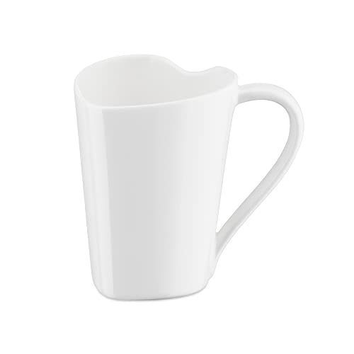 Alessi Mug To Mmi24 - Tazza A Forma Di Cuore Di Design, In Porcellana Bone China, Bianco