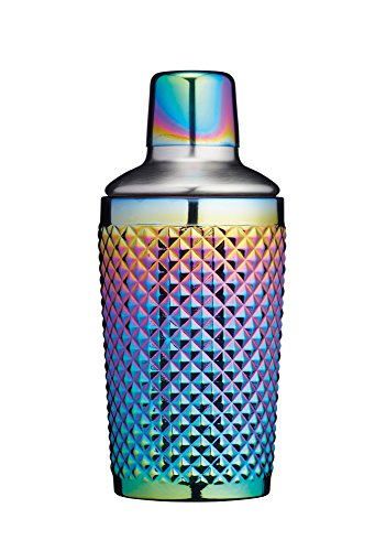 Kitchen Craft Barcraft-Shaker Da Cocktail Con Borchie, Multicolore, 8 X 8 X 17.5 Cm