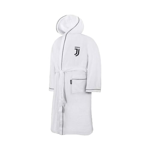 Juventus 96330802131 Accappatoio, 100% Cotone, Bianco, 40X30X8 Cm