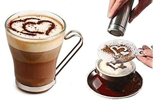 Woo Lando Set Di 16 Stampi Per Schiuma Del Cappuccino E Torte, Adatto A Bambini E Adulti