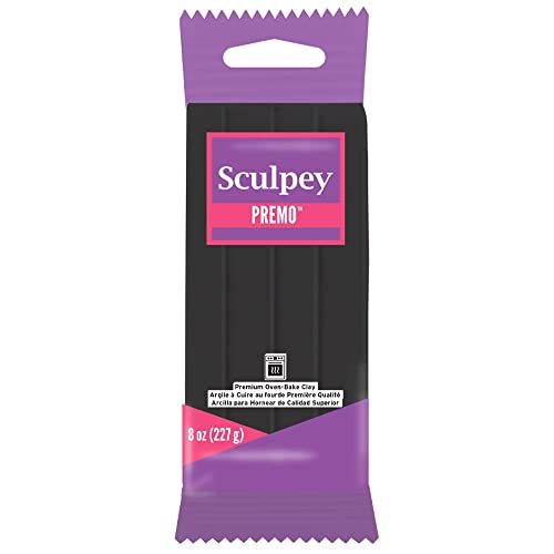 Polyform Argilla Polimerica Premo Sculpey 8 Oz, Nera, Confezione Da 1