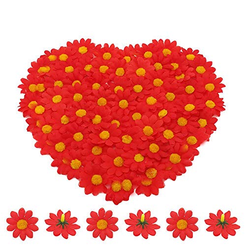 Fiori Margherite 100 Pezzi Fiori Finti Bomboniere Fiore Artificiale Corolla In Seta Per Pasqua Tavola Cofano Matrimonio Festa Cerimonia Decorazione 38