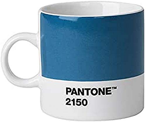 Copenhagen Design Pantone Espresso, Small Coffee Cup, Fine China (Ceramic), 120 Ml, Blue, 2150, 6.2 Cm