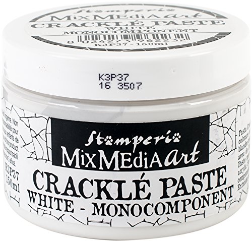 Stamperia K3P37 Crackle Paste 150 Ml, Pasta A Base D'Acqua, Multicolore, 7.5Cmx6Cm