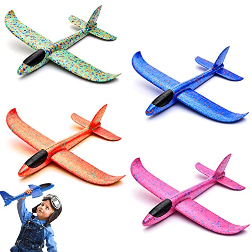4 Pezzi Aerei Polistirolo, Aliante Schiuma Per Bambini, Aerei Aliante In Schiuma, Aliante Schiuma, Aereo Lancio A Mano, Aliante Velivoli Manuale, Alia