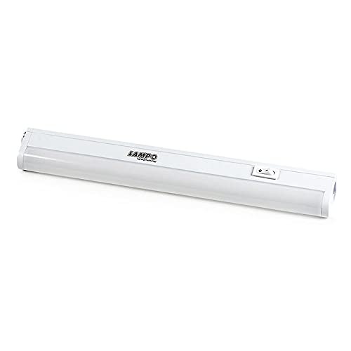 Lampo Reglette Slim Pt5 Led Tricolor 3000K/4000K/6000K Switch Integrato - 4W Led 27,7 Cm
