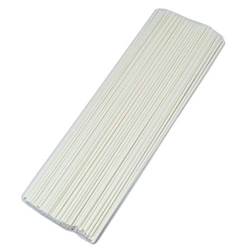 100 Pezzi Bastoncini Per Diffusori In Fibra, Bastoncini Per Diffusori Di Oli Essenziali, Bastoncini Per Oli Profumati (25Cm X 3Mm, Bianco)
