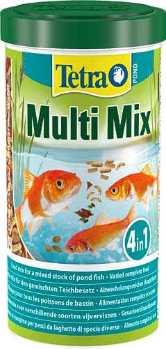 Tetra Mix Mangime Per Pesci Pond Multi Miscela Lt. 1 Per Laghetti, Multicolore, 170 G (Confezione Da 1), Unità