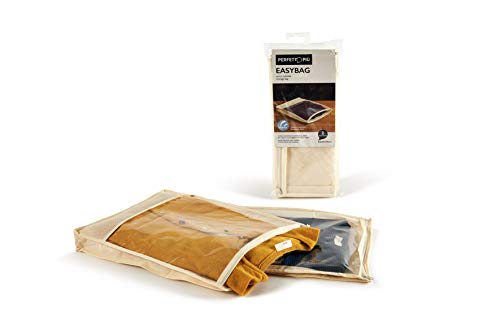 Perfetto Più Easybag Sacco Custodia Tnt Per Camice E Maglie, Tessuto, Ecru, 33X45X5 Cm