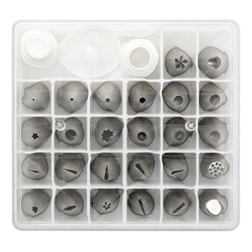 Decora 0263380 Cofanetto 26 Cornetti Decora Standard Con 2 Adattatori E Spil
