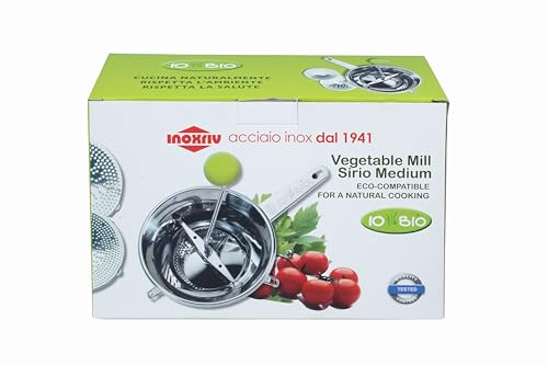 Sirio Passaverdura Inox Medio 3D, Silver, One Size