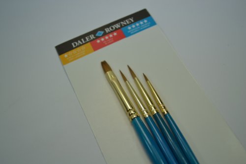 Daler Rowney, Set Di Pennelli Con Setole Naturali