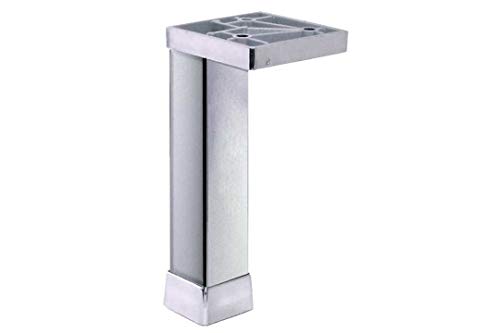 Home System Piedino Regolabile In Metallo, H.120 Mm, Cromo