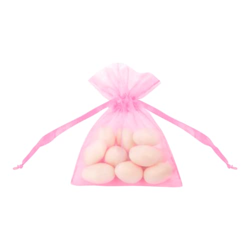 P&D Confezione 20 Sacchetti Organza, Rosa