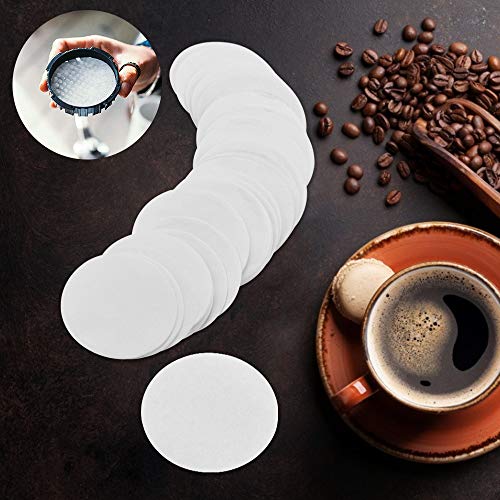 Mnixy Olrwslg - Filtro Rotondo Per Caffè E Tè, Carta Filtrante Qualitativa, Usa E Getta, Carta Filtrante Chimica, Carta Non Sbiancata, Carta Per Aerop