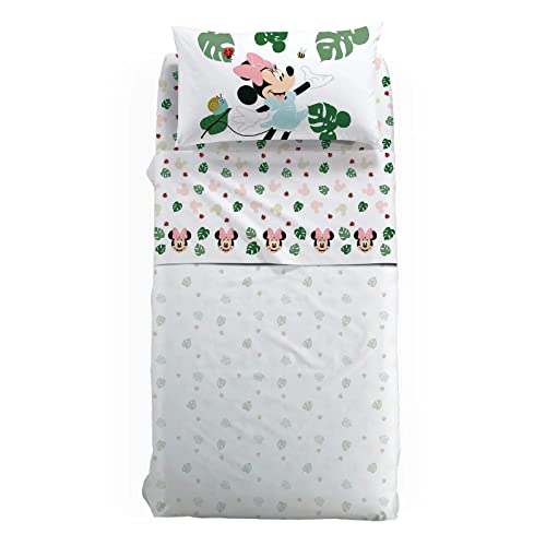 Disney - Completo-Lenzuola Minnie Garden Ragazza Singolo