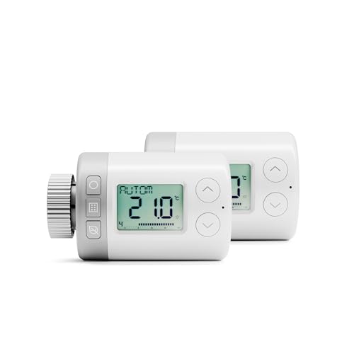 Honeywell Home Termostato Elettronico Per Radiatori Intelligente E Programmabile, 2 Unità, Bianco