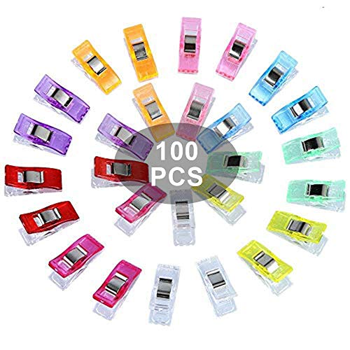 Quilting Clip, Mollette Clip Per Cucire Per Crafting Quilting 100 Confezioni Da Cucito, Quilting Quilt Clips Tessuto Vincolante Clip No Pins Clip Clip