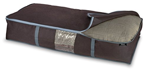 Domopak Living Custodia Per Coperte, Marrone, 95 X 45 X 18 Cm