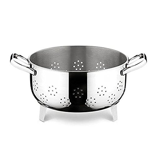 Lagostina Sfiziosa Colatoio, Acciaio Inossidabile, Grigio, 22 Cm