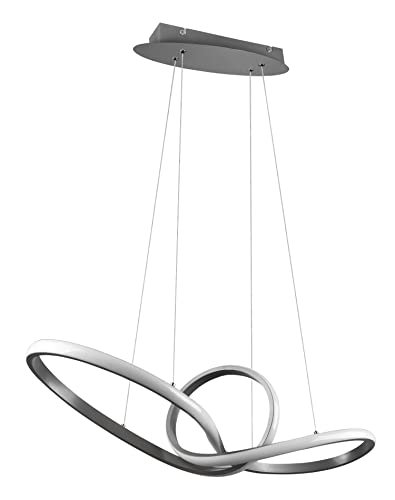 Trio Leuchten R32751107 Hanglamp Reality Sansa, Nikkel