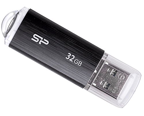 Pendrive Silicon Power 32Gb Usb 2.0 U02 Negro Sp032Gbuf2U02V1K