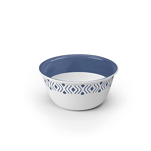 Stefanplast Insalatiera Tosca D.13 Bianco/Blu, Blue, Cm 13, 12 Unità