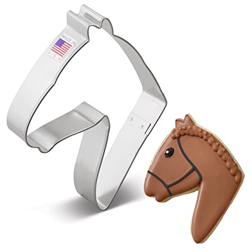 Formina Per Biscotti Stampo A Forma Di Testa Di Cavallo 12,7 Cm, Prodotto Negli Stati Uniti Da Ann Clark