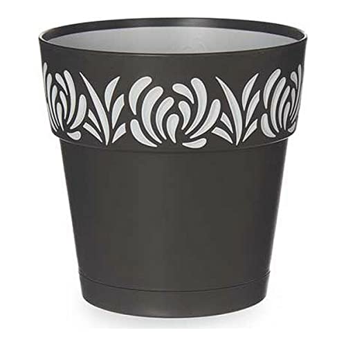 Stefanplast Vaso Gaia Ø15 Grafite C/Ris Acqua 88303