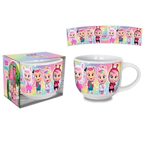Tazza In Ceramica Da 380 Ml Di Cry Babies Bebes Llorones