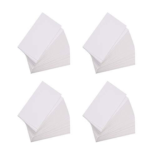 Nbeads 100Pcs Carta Bianca Gioielli Orecchino Display Card, 90 Mm Di Lunghezza, 50 Mm Di Larghezza