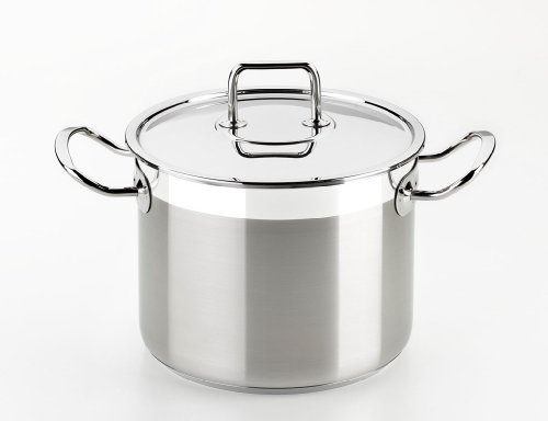 Bra - Professional, Pentola Con Coperchio, In Acciaio Inox 18/10, 20 Cm