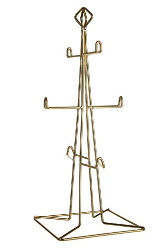 Premier Housewares Vertex – Placcato Oro, Metallo, Gold, 15 X 15 X 37 Cm