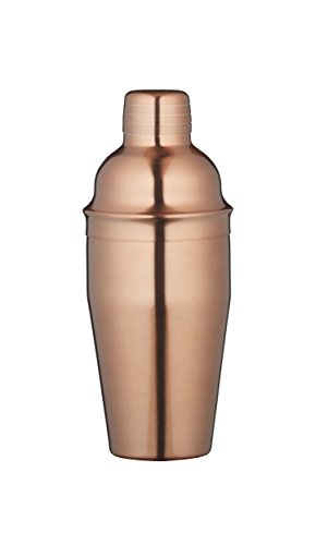 Barcraft Shaker E Filtro Effetto Rame In Confezione Regalo, Acciaio Inox Con Finitura Ramata, 500 Ml