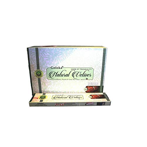 Incenso Goloka Natural Vetiver 12 Confezioni Da 15 G