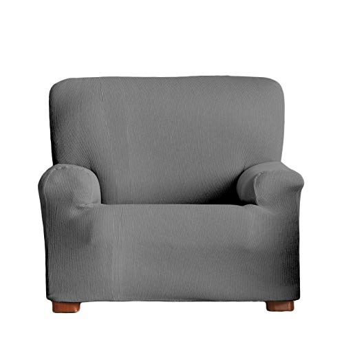 Eysa Italia Ulises Copripoltrona Elastico, Poliestere-Cotone, Grigio