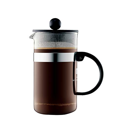 Bodum Bistro Nouveau Caffettiera, Colore: Nero