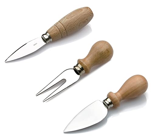 Zaseves Coltelli Per Formaggio Grana Forchetta Per Formaggio Acciaio Inox Coltello Inox Coltellino Acciaio Kit Per Grana E Gran Formaggi Prodotti Ital