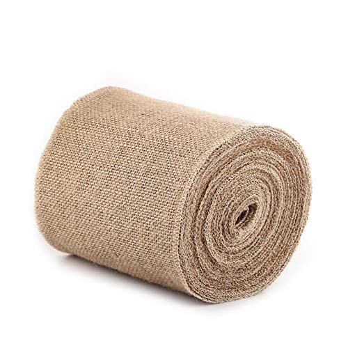 Tessuto Della Tela Di Iuta, Tessuto Di Tela Del Corridore Della Tabella Del Nastro Del Tessuto Della Tela Di Iuta Della Tela Iuta Rustica Di 10M(15Cm)