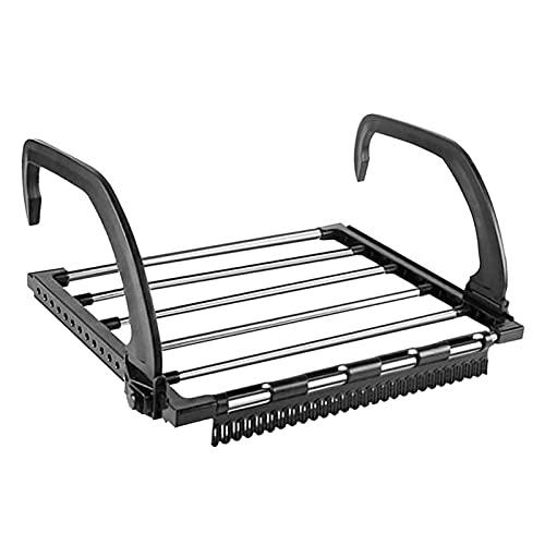 Lhdfyqt Stendino Da Termosifone, Balcone Ripiegabile Stendino, Stendibiancheria Per Termosifone, Stendibiancheria Da Balcone Da Appendere, Ottimo Per