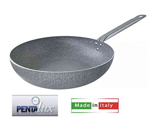 Padella Saltapasta Stone Line Cm.40 Pentalux Alluminio Puro Antiaderente Spessore 2Mm