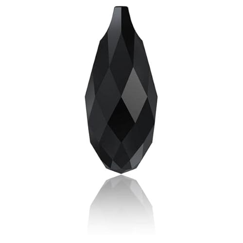 Swarovski Goccia Originale Briolette Jet 11 Mm Pendente Ciondolo Cristallo